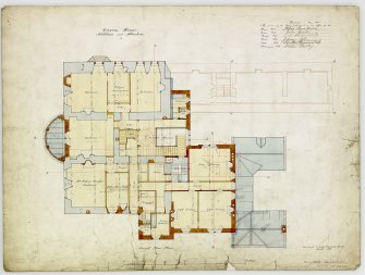 Digital copy of plans of additions and alterations 3. For Capt Palmer Douglas.