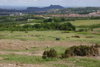 General view from SW, looking over Dreghorn Rifle Range towards Arthur's Seat
