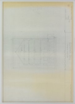 Digital copy of Edinburgh, 87 Giles Street, The Black Vaults,
Cross section plan.
Insc: 'Section survey, The Vaults'.