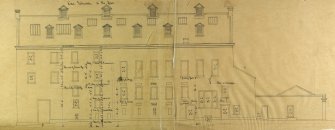 Front elevation, Theatre and Music Hall, Cowcadden.