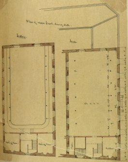 Plan of upper floors, Theatre and Music Hall, Cowcaddens St.