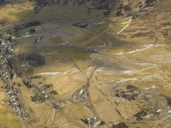 General oblique aerial view of the village and field system, taken from the W.