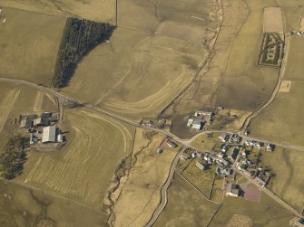 Oblique aerial view of the village, taken from the ESE.