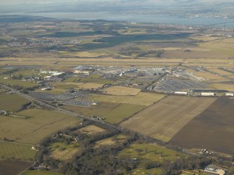 General oblique aerial view of the airport, taken from the SE.