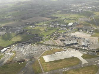 General oblique aerial view of the airport, taken from the NE.