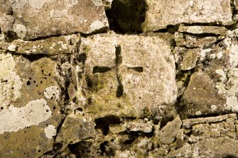 Detail of incised cross St Skae no 3