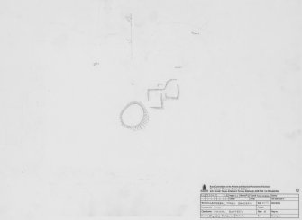 Digital image of drawing showing plan of additional earthworks outside Torry Battery.
