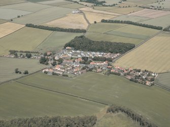 Oblique aerial view of the village, taken from the SW.