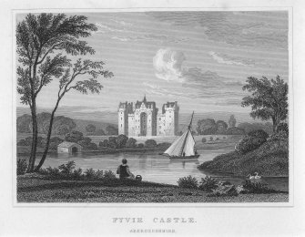 Engraving showing general view.