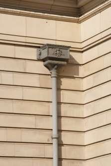 Detail of rain-water head