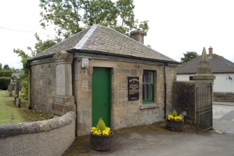 View of watch house from N with gatepier