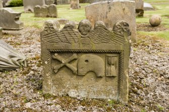 Detail of 1740 gravestone