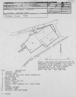 Digital image of drawing showing works plan 1952.