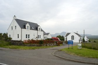 View of present manse and church from E