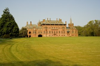 General view of Mount Stuart House, Argyll & Bute, from East South East.