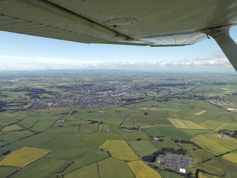 General oblique aerial view of the town, taken from the SSE.