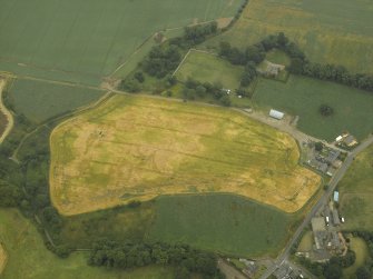 Oblique aerial view of the house and walled garden, taken from the WNW.