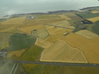 General oblique aerial view of the airfield, taken from the NNW.