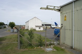 View.  Former Triple Turret Trainer, type A, now firestation showing rear from NW.