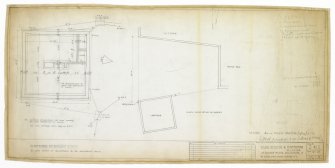 Details of foundations to the caretaker's house