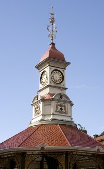 Detail of clock tower.