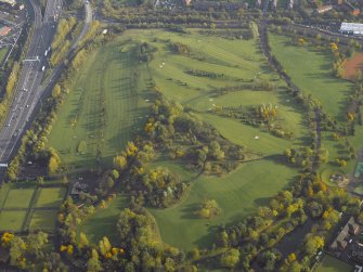 General oblique aerial view of the golf course, taken from the WSW.