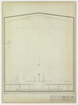 Coventry churches.
Elevation of chancel.