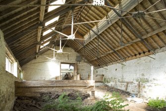 Byre. Interior. View from E