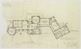 Sketch plan showing alternative scheme.