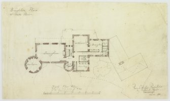 Sketch plan showing alternative scheme.