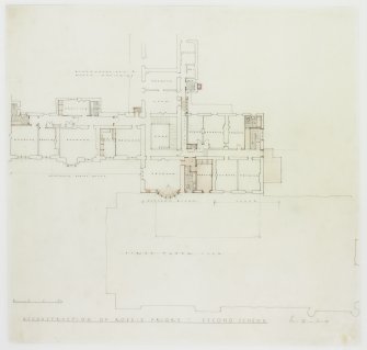 Plan of first floor. Second scheme.