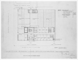 Preliminary sketch ground floor plan.