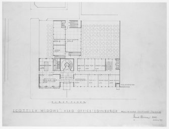 Preliminary sketch first floor plan.