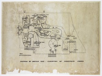 Festival of Britain, Exhibition of Industrial Power.
Floor plan.
