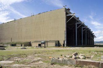 View from E of SE and NE (open) side of Deck Assembly building.