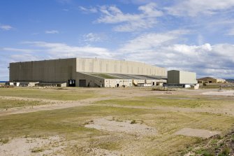 View from W of NW and SW sides of Deck Assembly building.