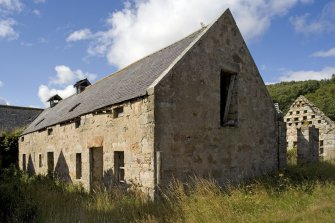 North range of steading, view from E