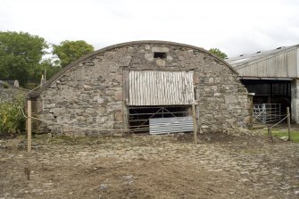 Arched roof byre, view from E