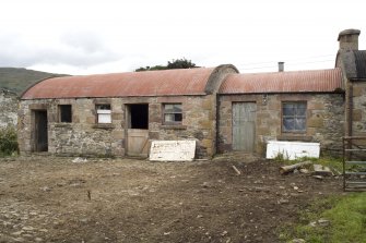 Stables, view from E