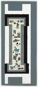 Sketch design for mural.