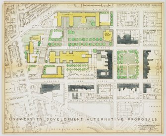 Layout plan for alternative scheme.