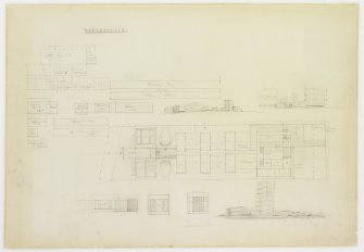 Sketch perspectives and plans.