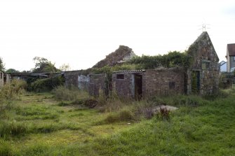 View of remains of outbuilding