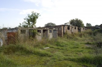 View of remains of outbuildings