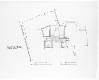 2 Queen Anne's Gate Building. 
Floor plan showing alterations to existing scheme.