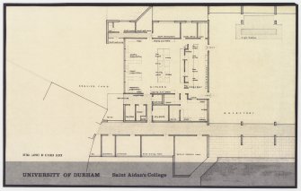 Plan of kitchen block.