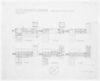 Preliminary plans for Chemistry Building.
