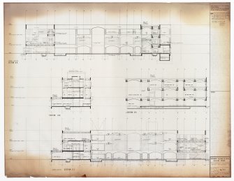Sections and elevations of Falmer House.