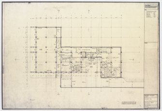 Plan of basement of Library.
