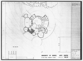 Plan of Gardner Arts Centre.
